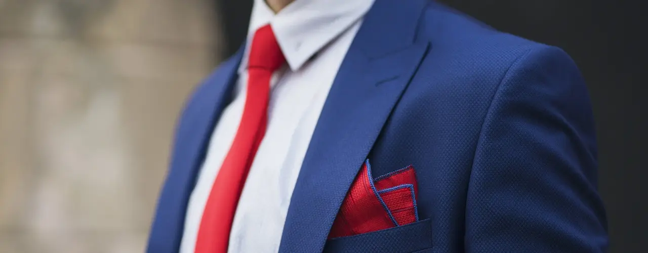 czerwony krawat